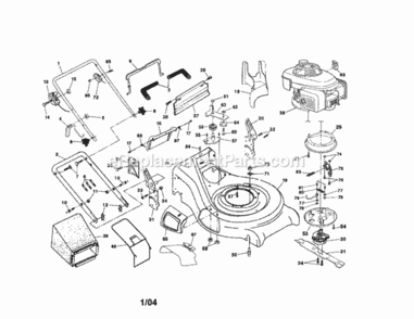 Part Location Diagram of 30016 Craftsman Part Details