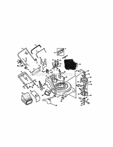 Page A Diagram and Parts List for 917377801  Craftsman Lawn Mower