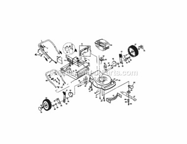 Page C Diagram and Parts List for 917377830  Craftsman Lawn Tractor