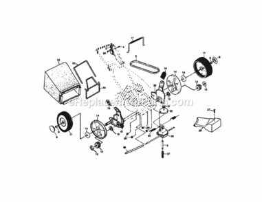 Page D Diagram and Parts List for 917377830  Craftsman Lawn Tractor