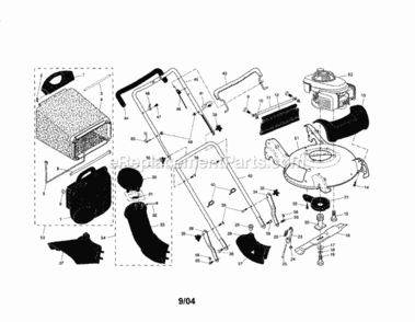 Page A Diagram and Parts List for 917377842  Craftsman Lawn Tractor