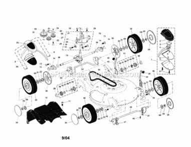 Page B Diagram and Parts List for 917377842  Craftsman Lawn Tractor