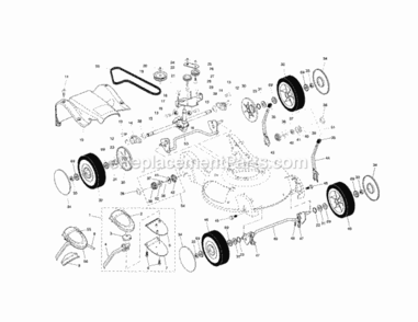 Page B Diagram and Parts List for 917377843  Craftsman Lawn Tractor