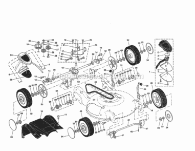 Page B Diagram and Parts List for 917377844  Craftsman Lawn Tractor