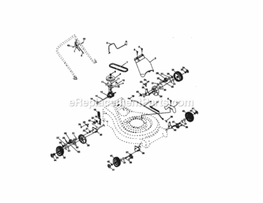 Page B Diagram and Parts List for 917377880  Craftsman Lawn Tractor