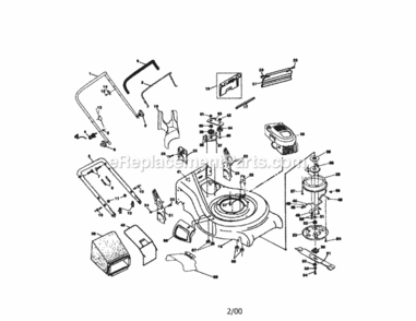Page A Diagram and Parts List for 917377912  Craftsman Lawn Tractor