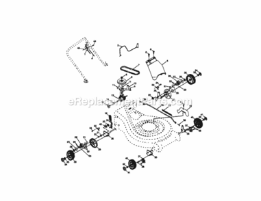 Page B Diagram and Parts List for 917377912  Craftsman Lawn Tractor