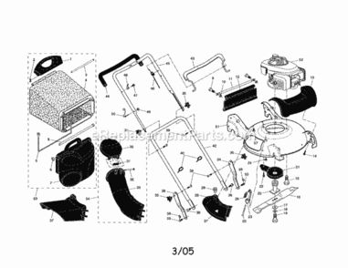 Page A Diagram and Parts List for 917377942  Craftsman Lawn Tractor