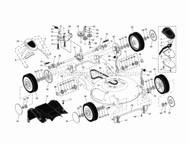 Page B Diagram and Parts List for 917377942  Craftsman Lawn Tractor