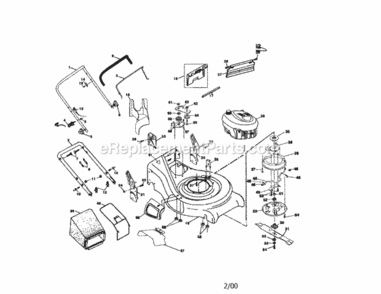 Page A Diagram and Parts List for 917377962  Craftsman Lawn Tractor