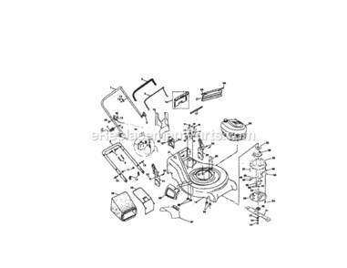 Page B Diagram and Parts List for 917377971  Craftsman Lawn Tractor