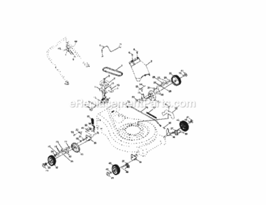 Page C Diagram and Parts List for 917377972  Craftsman Lawn Tractor