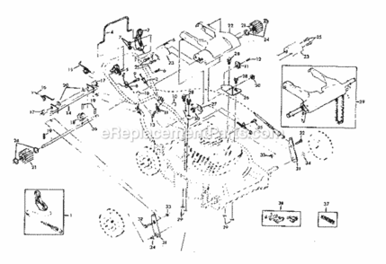 Page B Diagram and Parts List for 917378000  Craftsman Lawn Mower