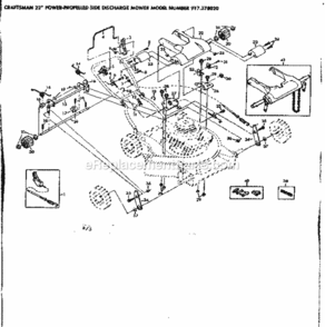 Part Location Diagram of 582940101 Craftsman Cable Assembly