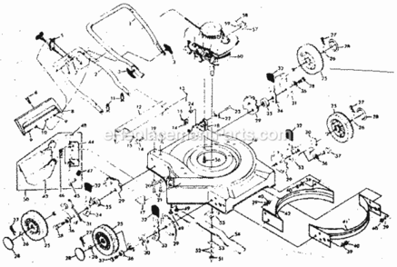 Part Location Diagram of 48005 Craftsman Housing