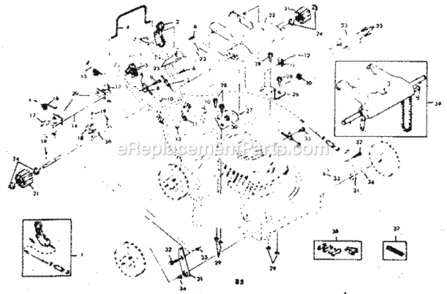 Page B Diagram and Parts List for 917378021  Craftsman Lawn Tractor