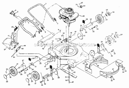 Page A Diagram and Parts List for 917378031  Craftsman Lawn Tractor