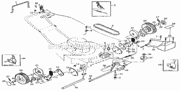 Page B Diagram and Parts List for 917378050  Craftsman Lawn Tractor