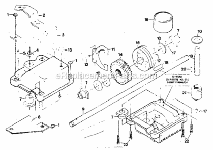 Page C Diagram and Parts List for 917378130  Craftsman Lawn Tractor
