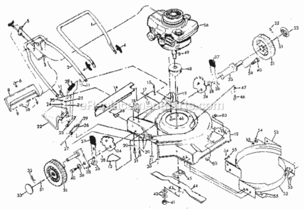 Part Location Diagram of 48092 Craftsman Housing