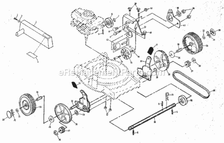 Page B Diagram and Parts List for 917378160  Craftsman Lawn Mower