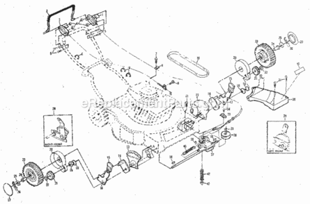 Page B Diagram and Parts List for 917378200  Craftsman Lawn Tractor