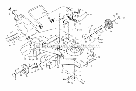 Part Location Diagram of 85714 Craftsman Handle
