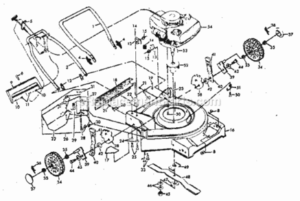 Page A Diagram and Parts List for 917378242  Craftsman Lawn Tractor