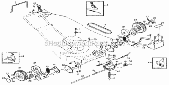 Page B Diagram and Parts List for 917378271  Craftsman Lawn Tractor