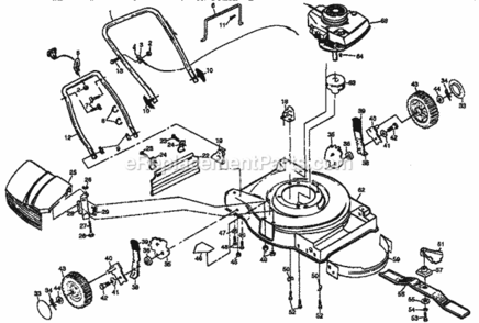 Page B Diagram and Parts List for 917378272  Craftsman Lawn Tractor