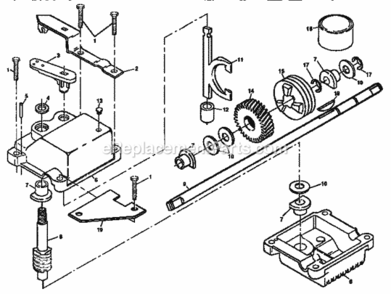 Page A Diagram and Parts List for 917378290  Craftsman Lawn Tractor