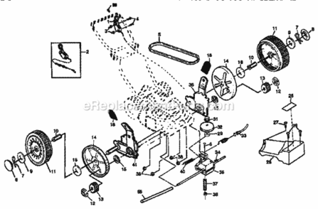 Page C Diagram and Parts List for 917378290  Craftsman Lawn Tractor