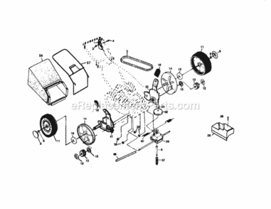 Page B Diagram and Parts List for 917378310  Craftsman Lawn Mower