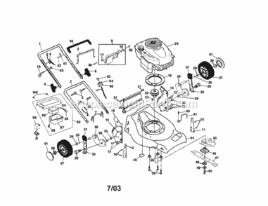 Page A Diagram and Parts List for 917378404  Craftsman Lawn Tractor