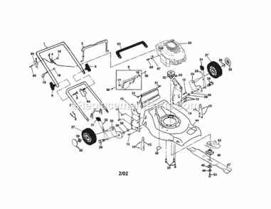 Part Location Diagram of 583113301 Craftsman Handle.Upp.D