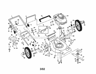 Part Location Diagram of 181771 Craftsman Manual.O.378
