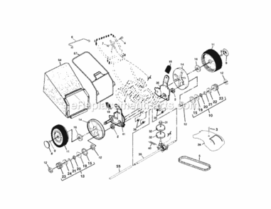 Page B Diagram and Parts List for 917378490  Craftsman Lawn Tractor