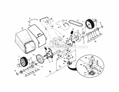 Page B Diagram and Parts List for 917378494  Craftsman Lawn Tractor