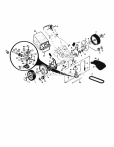 Page B Diagram and Parts List for 917378550  Craftsman Lawn Mower