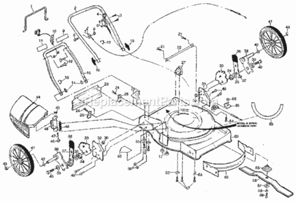 Page A Diagram and Parts List for 917378620  Craftsman Lawn Mower