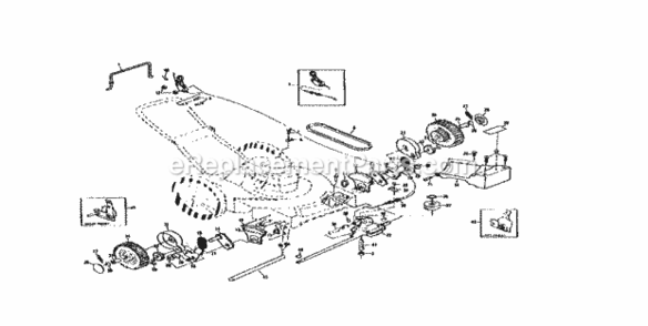 Page B Diagram and Parts List for 917378630  Craftsman Lawn Mower