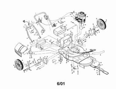 Part Location Diagram of 751334 Craftsman Axle Arm Assembly