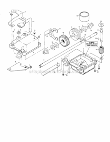 Page C Diagram and Parts List for 917378692  Craftsman Lawn Mower