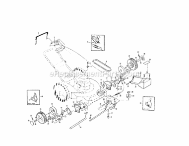 Page B Diagram and Parts List for 917378693  Craftsman Lawn Mower