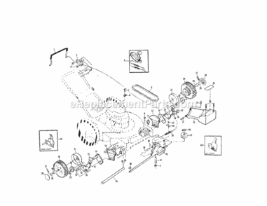Page B Diagram and Parts List for 917378694  Craftsman Lawn Mower