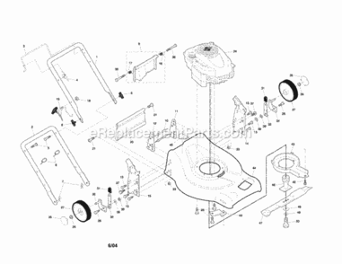 Page A Diagram and Parts List for 917378852  Craftsman Lawn Mower