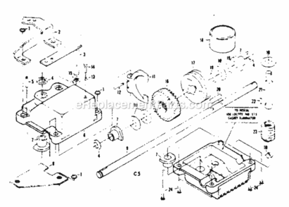 Page C Diagram and Parts List for 917379010  Craftsman Lawn Mower