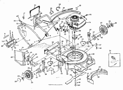 Part Location Diagram of 48051 Generac OBS TOE NIPL
