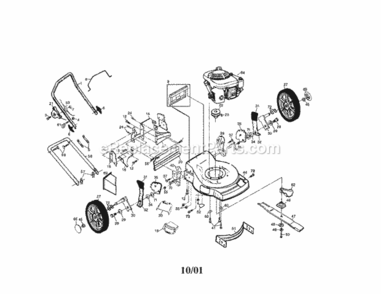 Part Location Diagram of 583037901 Craftsman Throttle Control