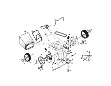 Page D Diagram and Parts List for 917379400  Craftsman Lawn Mower